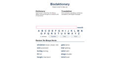 Desktop Screenshot of bisdaktionary.com