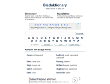 Tablet Screenshot of bisdaktionary.com